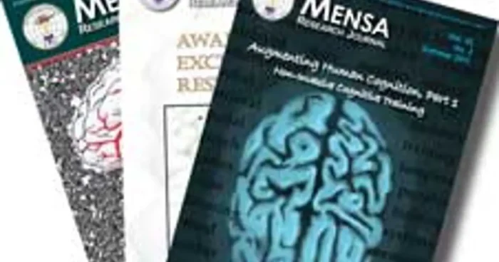 Mensa Research Journal allows readers to explore the many facets of intelligence